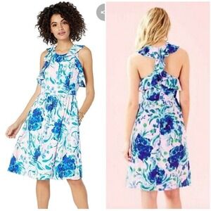 NWT Lilly Pulitzer Rory Dress in Pink Tropics Sweet‎ Pea Sz 8